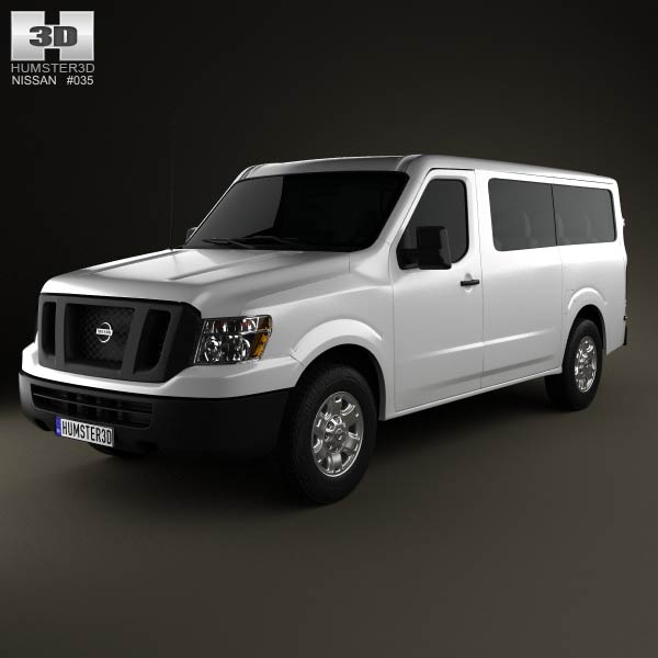 Nissan NV Passenger Van Standard Roof 2013 3D model