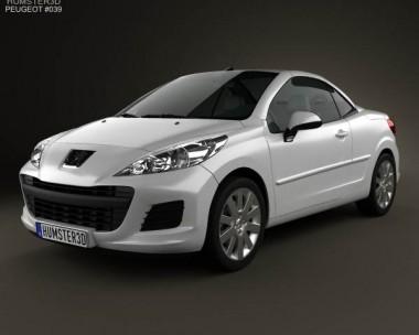 Peugeot 207 CC 2012 3D Model