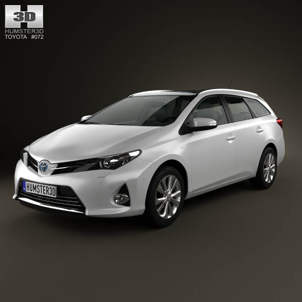 Toyota Auris Touring Hybrid 2013 3D model