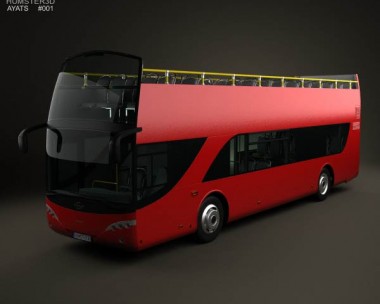 Ayats Bravo I City Double Decker Bus 2012 3D Model