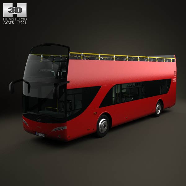 Ayats Bravo I City Double Decker Bus 2012 3D model