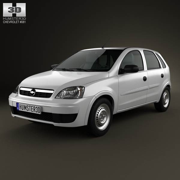 Chevrolet Corsa 5-door hatchback 2012 3D model