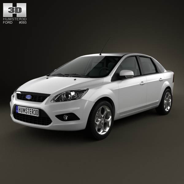 Ford Focus sedan 2008 3D model