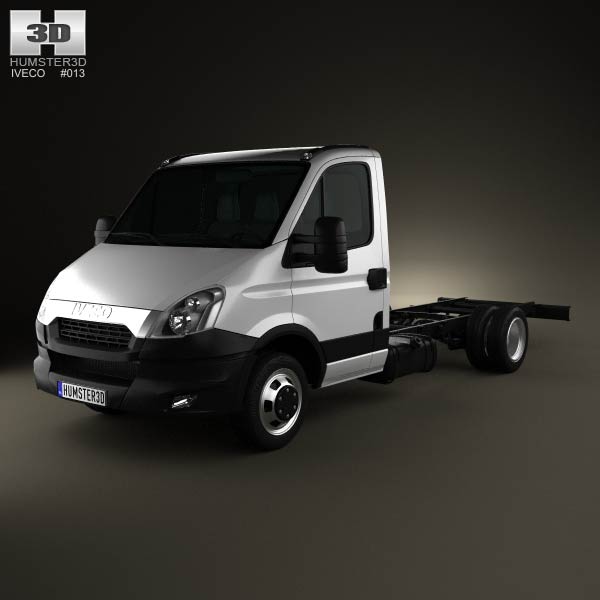 Iveco Daily Single Cab Chassis 2012 3D model