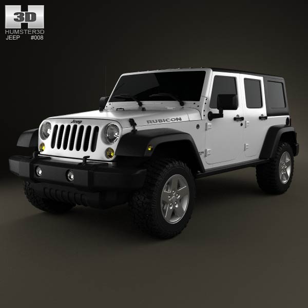Jeep Wrangler Unlimited 2013 3D model