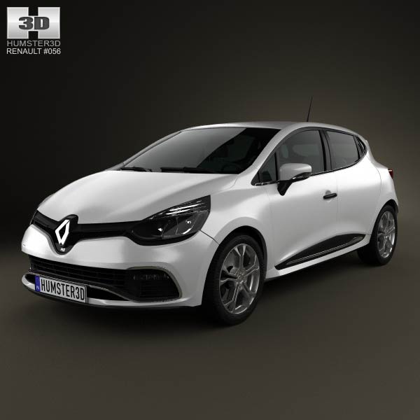 Renault Clio IV RS 2013 3D model