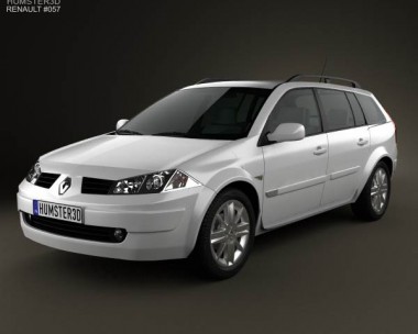 Renault Megane Grandtour 2003 3D Model