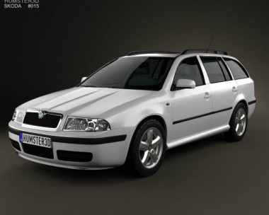 Skoda Octavia Tour Combi 2000 3D Model