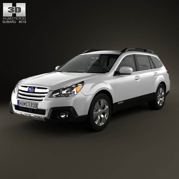 Subaru Outback limited US 2013 3D model