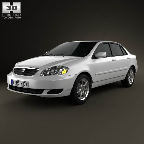 Toyota Corolla (E120) 2005 3D model