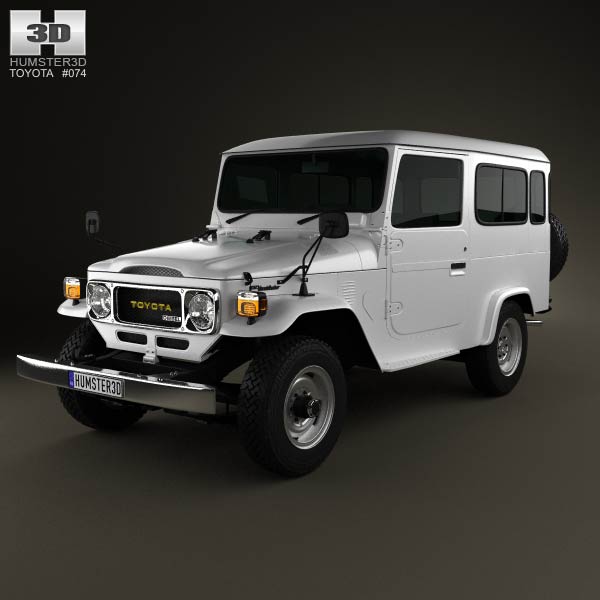 Toyota Land Cruiser (J40) Hard Top 1979 3D model