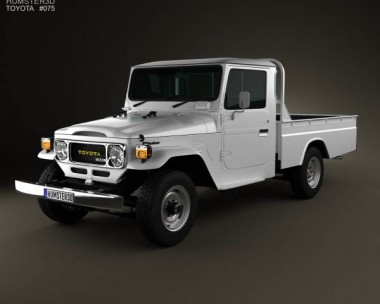 Toyota Land Cruiser (J40) Pickup 1979 3D Model