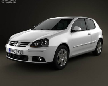 Volkswagen Golf Mk5 3-door 2004 3D Model