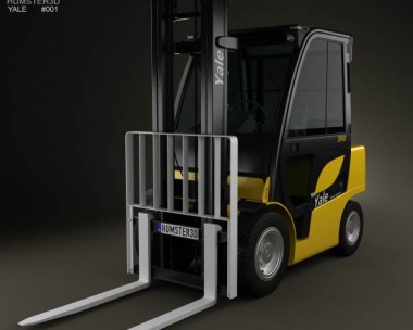 Yale GDP 35VX Forklift 2012 3D Model