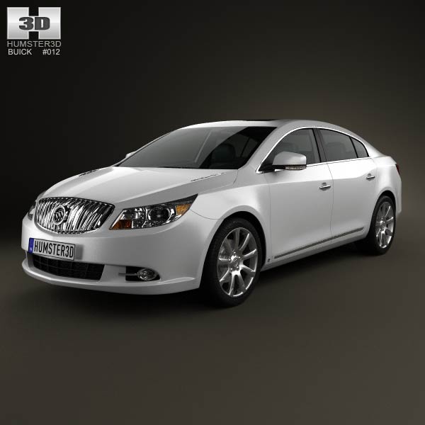 Buick LaCrosse (Alpheon) with HQ interior 2012 3D model