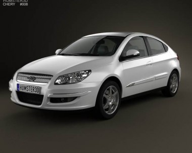 Chery A3 (J3) Hatchback 5-door with HQ interior 2008 3D Model