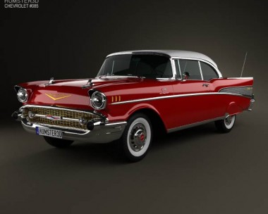 Chevrolet Bel Air Sport Coupe 1957 3D Model