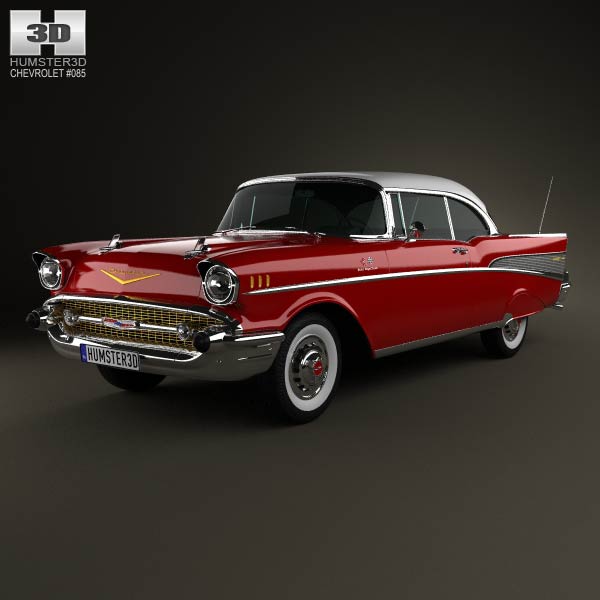Chevrolet Bel Air Sport Coupe 1957 3D model