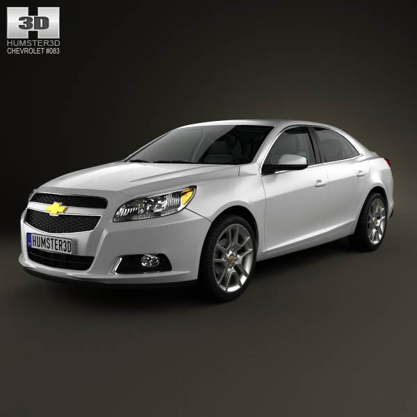 Chevrolet Malibu with HQ interior 2013 3D model