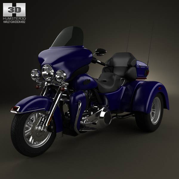 Harley-Davidson Tri Glide Ultra Classic 2012 3D model
