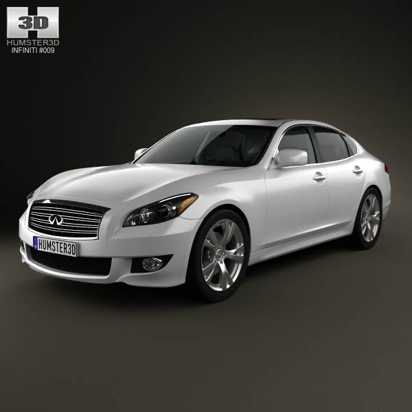 Infiniti Q70 (M) with HQ interior 2011 3D model