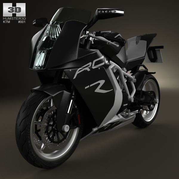 KTM 1190 RC8 R 2012 3D model