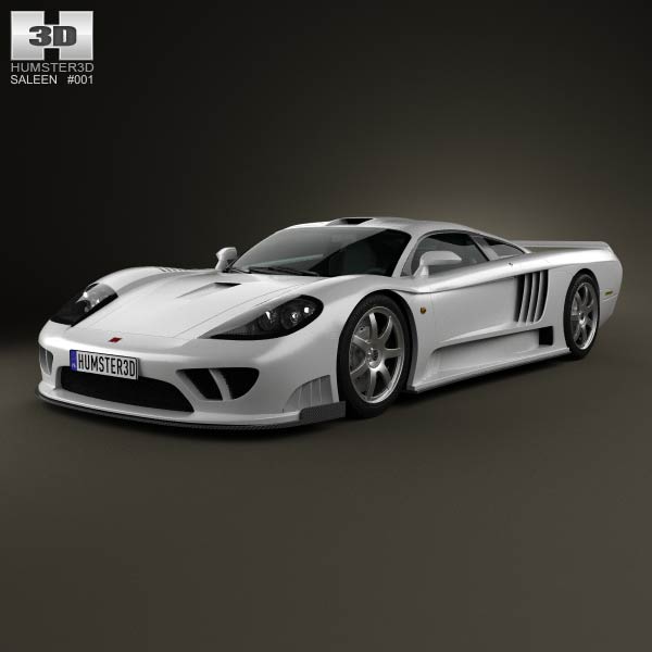 Saleen S7 Twin Turbo 2009 3D model