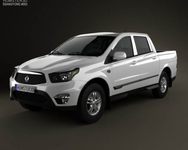 SsangYong Korando Sports (New Actyon) 2012 3D Model