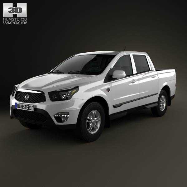 SsangYong Korando Sports (New Actyon) 2012 3D model