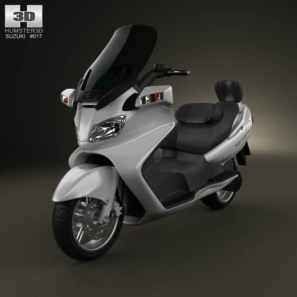 Suzuki Burgman (Skywave) AN650 Executive 2012 3D model