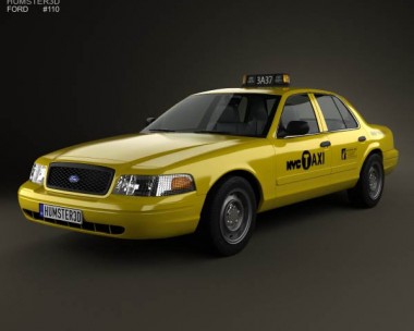 Ford Crown Victoria New York Taxi 2005 3D Model