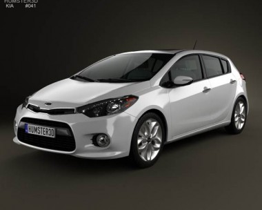 Kia Forte (Cerato / Naza / K3) hatchback 2014 3D Model