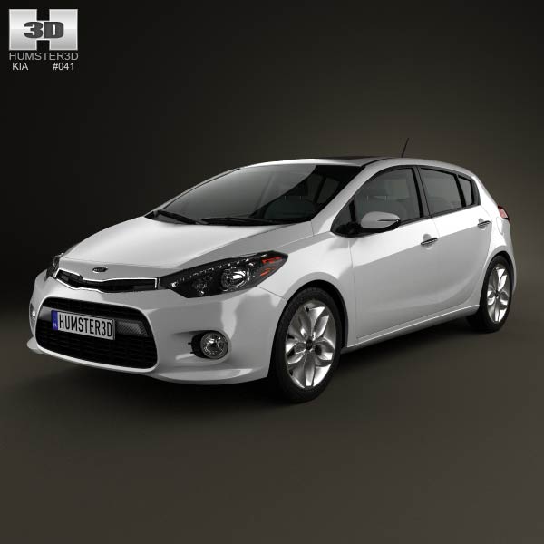 Kia Forte (Cerato / Naza / K3) hatchback 2014 3D model