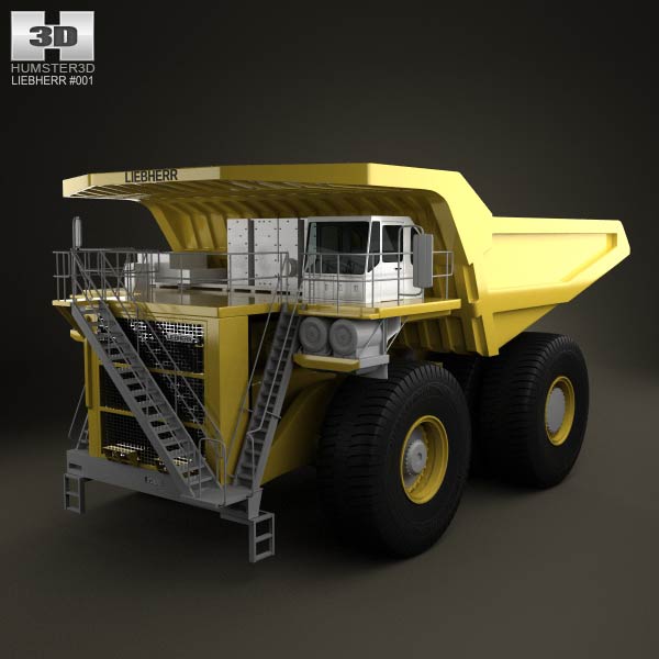 Liebherr T 282B Dump Truck 2012 3D model