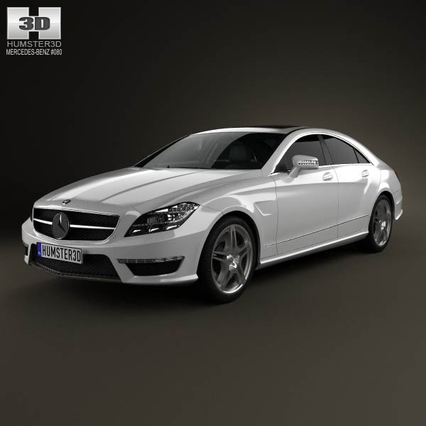 Mercedes-Benz CLS-Class 63 AMG 2012 3D model