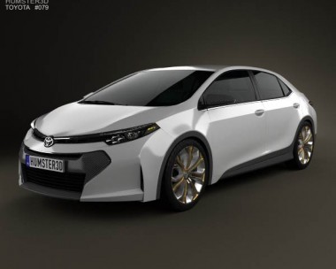 Toyota Corolla Furia 2013 3D Model
