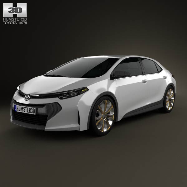 Toyota Corolla Furia 2013 3D model