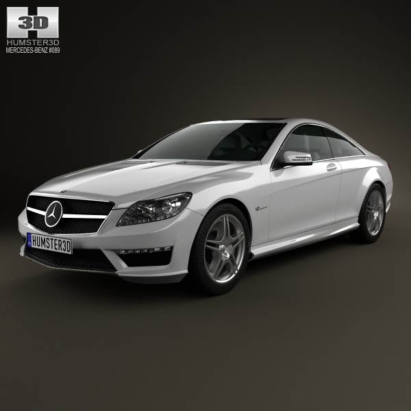 Mercedes-Benz CL-Class 65 AMG 2012 3D model