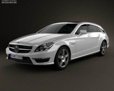 Mercedes-Benz CLS-Class 63 AMG Shooting Brake 2013 3D Model