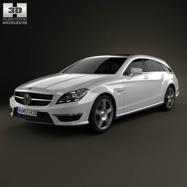 Mercedes-Benz CLS-Class 63 AMG Shooting Brake 2013 3D model