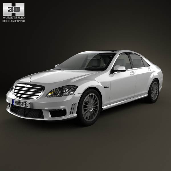 Mercedes-Benz S-class 65 AMG 2012 3D model
