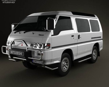 Mitsubishi Delica Star Wagon 4WD 1986 3D Model