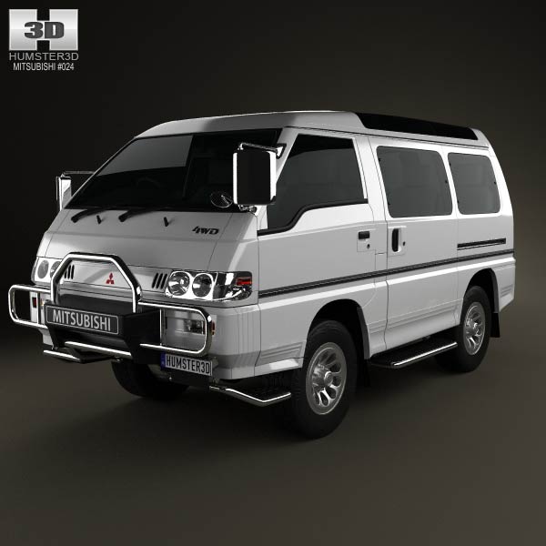 Mitsubishi Delica Star Wagon 4WD 1986 3D model