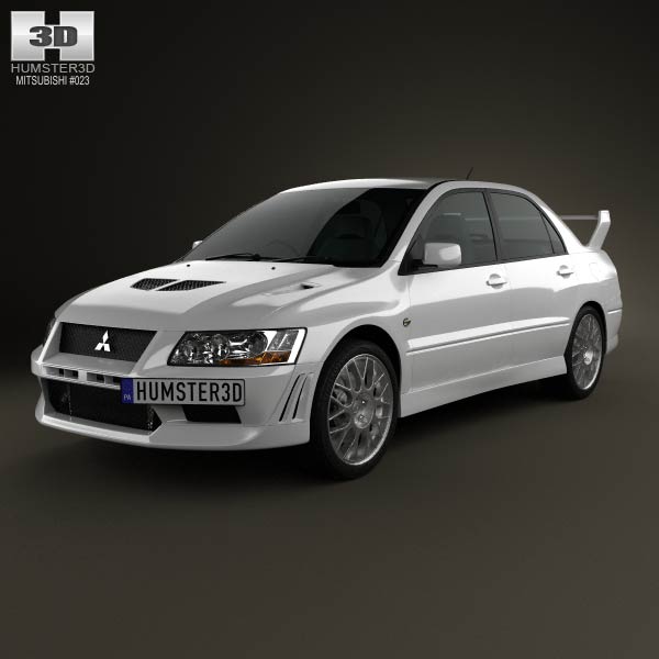 Mitsubishi Lancer Evolution 2001 3D model