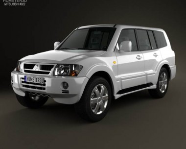 Mitsubishi Pajero (Montero) Wagon 2005 3D Model