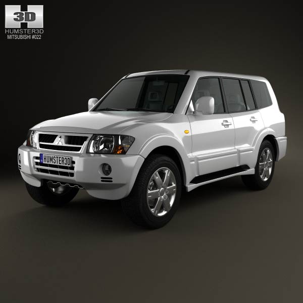 Mitsubishi Pajero (Montero) Wagon 2005 3D model