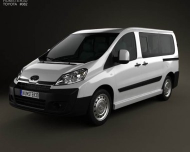 Toyota ProAce Combi L1H1 2012 3D Model