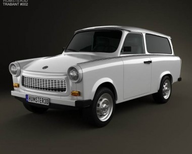 Trabant 601 Kombi 1965 3D Model