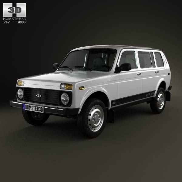 Lada Niva 4×4 2131 2012 3D model