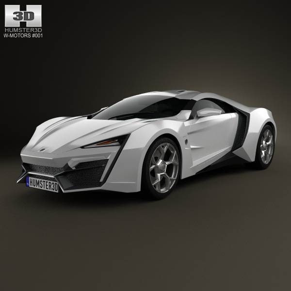 W Motors Lykan HyperSport 2012 3D model